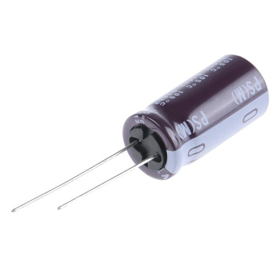 Nichicon 1000μF Aluminium Electrolytic Capacitor 35V dc, Radial, Through Hole - UPS1V102MHD