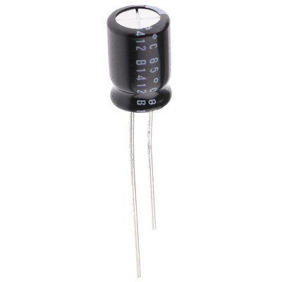 Nichicon 470μF Aluminium Electrolytic Capacitor 16V dc, Radial, Through Hole - UVR1C471MPD