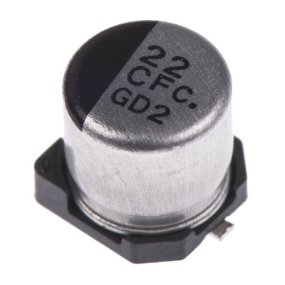 Panasonic 22μF Electrolytic Capacitor 16V dc, Surface Mount - EEEFC1C220R