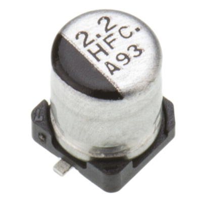 Panasonic 2.2μF Electrolytic Capacitor 50V dc, Surface Mount - EEEFC1H2R2R