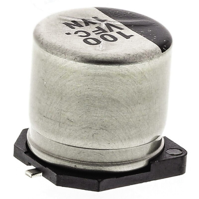 Panasonic 100μF Electrolytic Capacitor 35V dc, Surface Mount - EEEFC1V101P