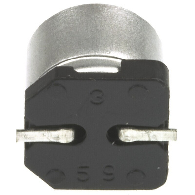 Panasonic 47μF Aluminium Electrolytic Capacitor 25V dc, Surface Mount - EEEFK1E470P