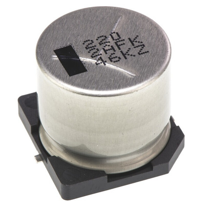 Panasonic 220μF Aluminium Electrolytic Capacitor 100V dc, Surface Mount - EEVFK2A221M