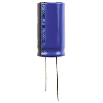 Vishay 10000μF Aluminium Electrolytic Capacitor 16V dc, Radial, Through Hole - MAL203855103E3