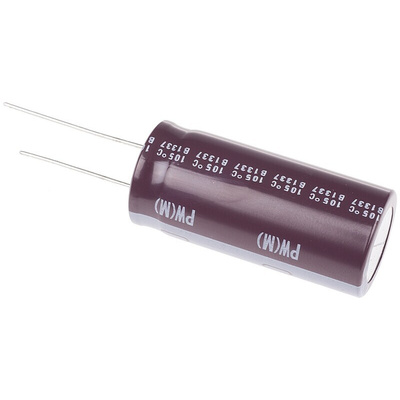 Nichicon 1000μF Aluminium Electrolytic Capacitor 100V dc, Radial, Through Hole - UPW2A102MHD