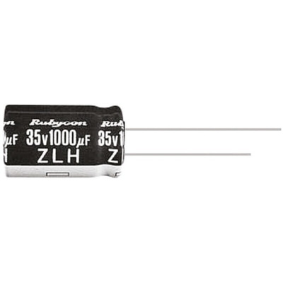 Rubycon 3300μF Aluminium Electrolytic Capacitor 25V dc, Radial, Through Hole - 25ZLH3300MEFC16X25