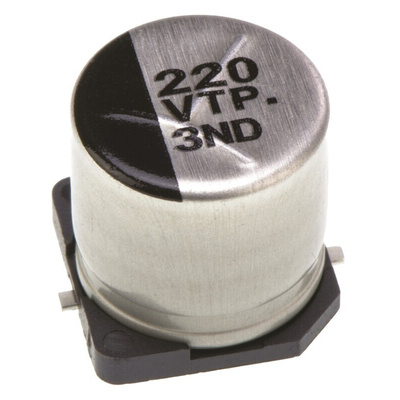 Panasonic 220μF Aluminium Electrolytic Capacitor 35V dc, Surface Mount - EEETP1V221AP