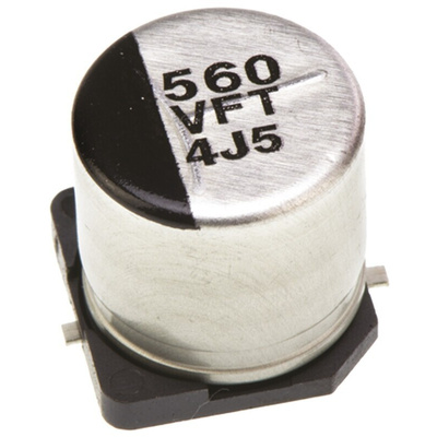 Panasonic 560μF Aluminium Electrolytic Capacitor 35V dc, Surface Mount - EEEFT1V561AP