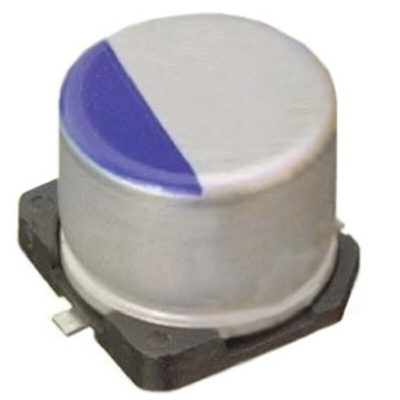 NIC Components 220μF Aluminium Electrolytic Capacitor 16V dc, Surface Mount - NACZ221M16V6.3X8TR13F