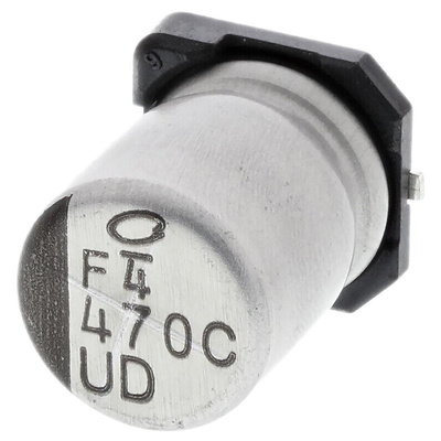 Nichicon 470μF Aluminium Electrolytic Capacitor 16V dc, Surface Mount - UUD1C471MNL1GS