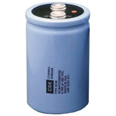 Cornell-Dubilier 3000μF Electrolytic Capacitor 450V dc, Screw Mount - DCMC302T450DJ2B