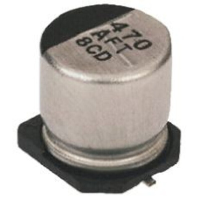 Panasonic 1000μF Aluminium Electrolytic Capacitor 10V dc, Surface Mount - EEEFT1A102AP