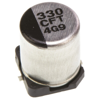 Panasonic 330μF Aluminium Electrolytic Capacitor 16V dc, Surface Mount - EEEFTC331XAP