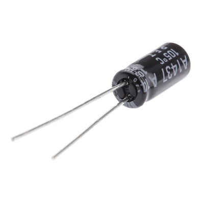 Rubycon 100μF Aluminium Electrolytic Capacitor 25V dc, Radial, Through Hole - 25YXJ100M5X11