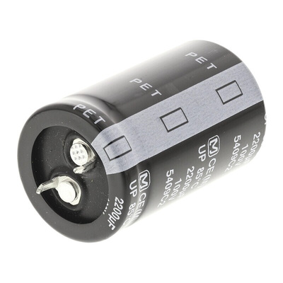 Panasonic 2200μF Electrolytic Capacitor 100V dc, Through Hole - ECEC2AP222CJ