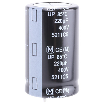 Panasonic 220μF Electrolytic Capacitor 400V dc, Through Hole - ECEC2GP221CJ
