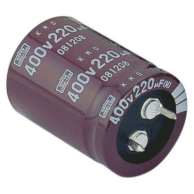 CHEMI-CON 100μF Aluminium Electrolytic Capacitor 450V dc, Snap-In - EKMQ451VSN101MP30S
