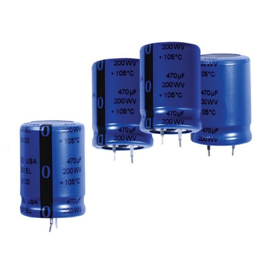 Cornell-Dubilier 2200μF Electrolytic Capacitor 100V dc, Through Hole - SLPX222M100E3P3