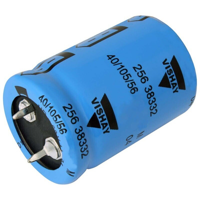 Vishay 3300μF Aluminium Electrolytic Capacitor 35V dc, Snap-In - MAL225620332E3