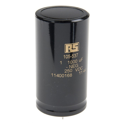 KEMET 1000μF Aluminium Electrolytic Capacitor 250V dc, PCB Mount - ALP20A102DE250