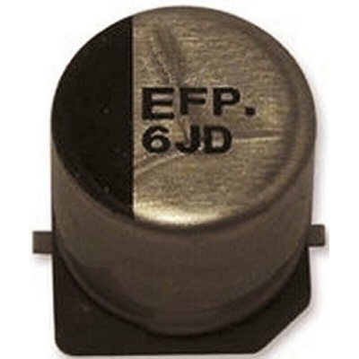 Panasonic 470μF Aluminium Electrolytic Capacitor 6.3V dc, Surface Mount - EEEFP0J471AP