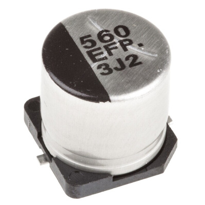 Panasonic 560μF Aluminium Electrolytic Capacitor 25V dc, Surface Mount - EEEFPE561UAP