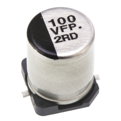 Panasonic 100μF Aluminium Electrolytic Capacitor 35V dc, Surface Mount - EEEFP1V101AP
