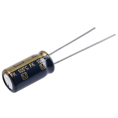 Panasonic 680μF Aluminium Electrolytic Capacitor 16V dc, Radial, Through Hole - EEUFK1C681L