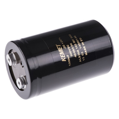 KEMET 1000μF Aluminium Electrolytic Capacitor 500V dc, Screw Terminal - ALS30A102MF500