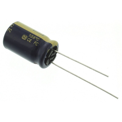 Panasonic 330μF Aluminium Electrolytic Capacitor 50V dc, Radial, Through Hole - EEUFC1H331