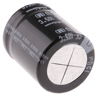 Nichicon 150μF Aluminium Electrolytic Capacitor 400V dc, Snap-In - LGU2G151MELA