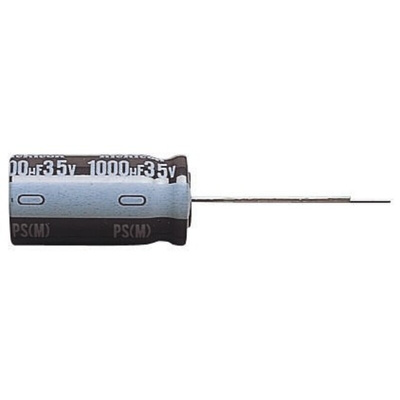 Nichicon 10000μF Aluminium Electrolytic Capacitor 10V dc, Radial, Through Hole - UPS1A103MHD