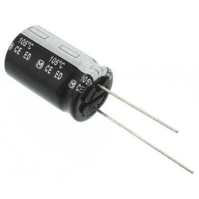 Panasonic 47μF Electrolytic Capacitor 350V dc, Through Hole - EEUED2V470