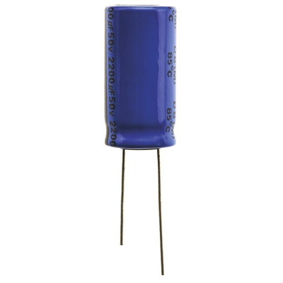 Vishay 2200μF Aluminium Electrolytic Capacitor 50V dc, Radial, Through Hole - MAL203851222E3