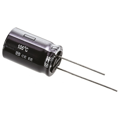 Panasonic 100μF Aluminium Electrolytic Capacitor 200V dc, Radial, Through Hole - EEUEE2D101