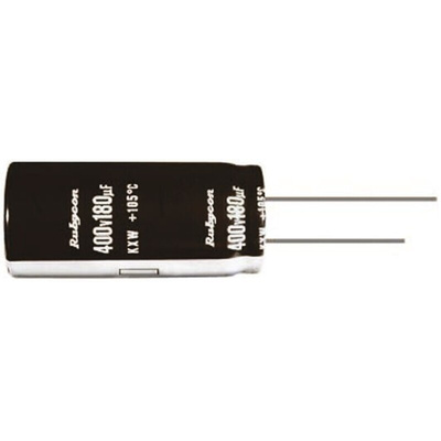 Rubycon 220μF Aluminium Electrolytic Capacitor 200V dc, Radial, Through Hole - 200KXW220MEFC14.5X30