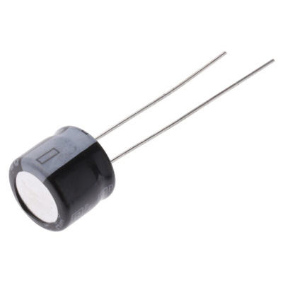 Rubycon 100μF Aluminium Electrolytic Capacitor 25V dc, Radial, Through Hole - 25ML100MEFC8X7