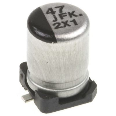 Panasonic 47μF Aluminium Electrolytic Capacitor 6.3V dc, Surface Mount - EEEFK0J470UR