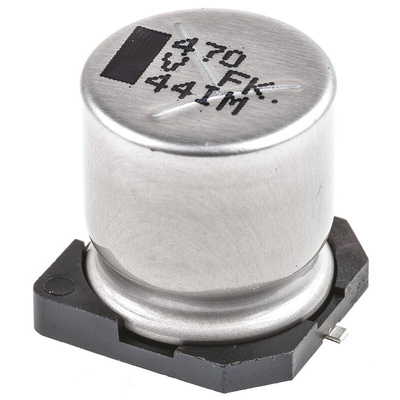 Panasonic 470μF Aluminium Electrolytic Capacitor 35V dc, Surface Mount - EEEFK1V471AQ
