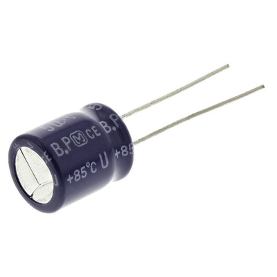 Panasonic 47μF Aluminium Electrolytic Capacitor 50V dc, Radial, Through Hole - ECEA1HN470U