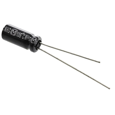 Panasonic 100μF Aluminium Electrolytic Capacitor 16V dc, Radial, Through Hole - ECA1CHG101