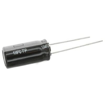 Panasonic 470μF Aluminium Electrolytic Capacitor 25V dc, Radial, Through Hole - EEUTP1E471