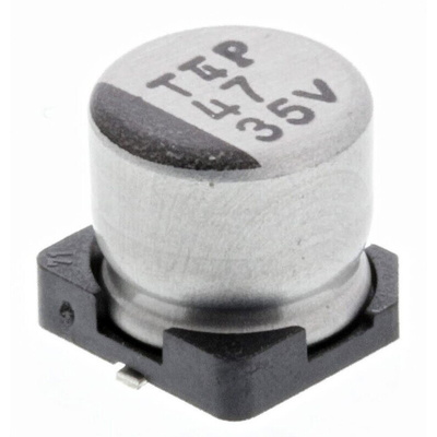 Nichicon 47μF Aluminium Electrolytic Capacitor 35V dc, Surface Mount - UWT1V470MCL1GS