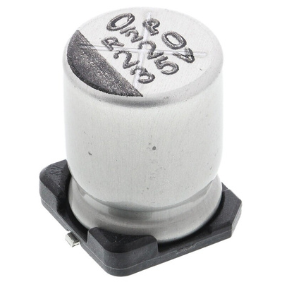 Nichicon 220μF Aluminium Electrolytic Capacitor 35V dc, Surface Mount - UWT1V221MNL1GS