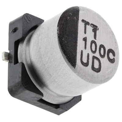 Nichicon 100μF Aluminium Electrolytic Capacitor 16V dc, Surface Mount - UUD1C101MCL1GS