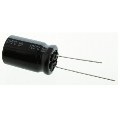 Panasonic 3300μF Aluminium Electrolytic Capacitor 16V dc, Radial, Through Hole - EEUHD1C332