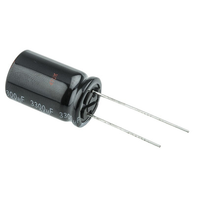 Panasonic 3300μF Electrolytic Capacitor 35V dc, Through Hole - EEUHD1V332