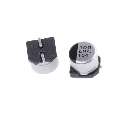 Panasonic 100μF Electrolytic Capacitor 10V dc, Surface Mount - EEEHA1A101WP