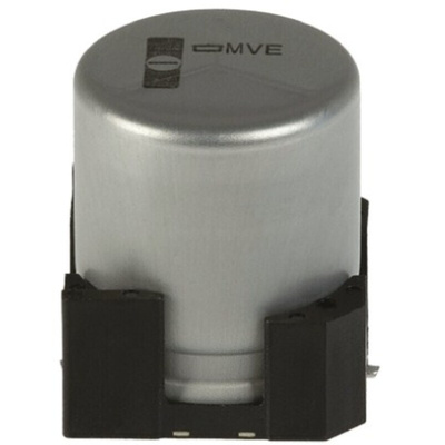 CHEMI-CON 10μF Aluminium Electrolytic Capacitor 16V dc, Surface Mount - EMVE160ARA100MD55G