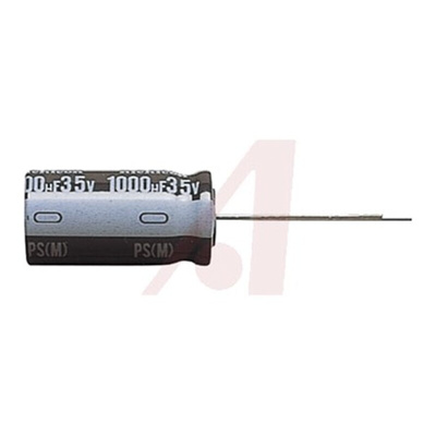 Nichicon 680μF Electrolytic Capacitor 35V dc, Through Hole - UPS1V681MHD